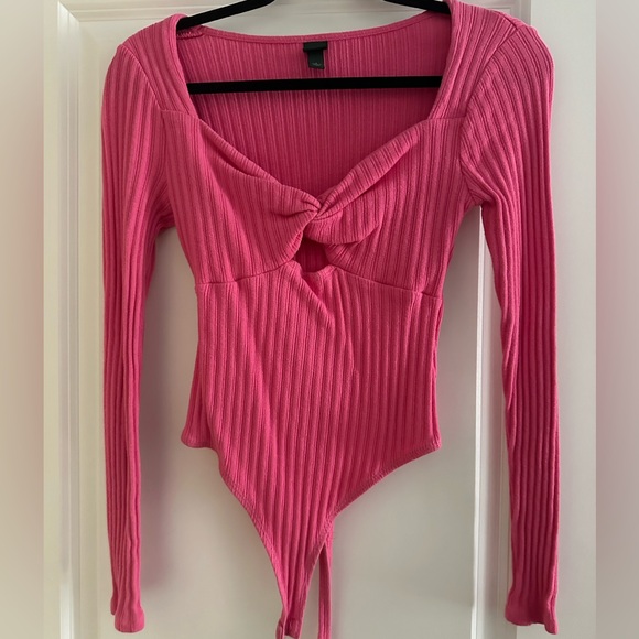 wild fable Tops - Pink long sleeve body suit